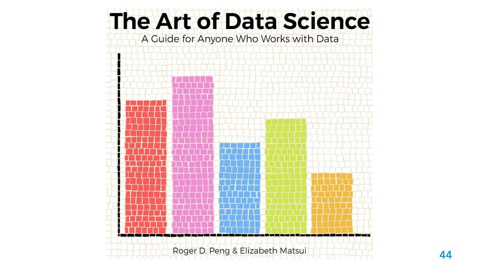 Book cover: a bar chart of 5 bars made of colored mosaic tiles on a cream tiled background, with title and authors in black.