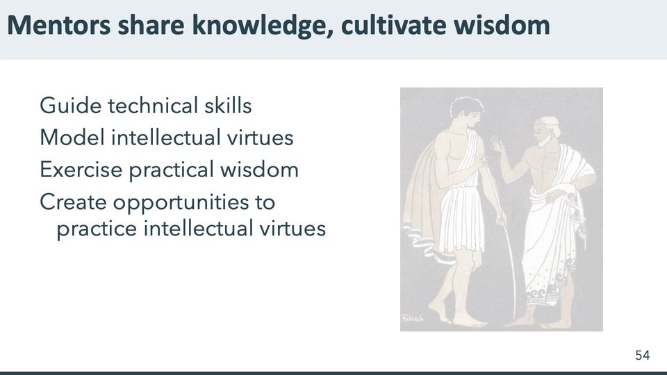Faded illustration in Greek vase-painting style: a young man holding a staff faces an older bearded man who raises one hand.