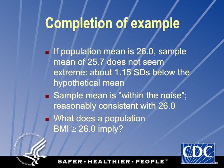 Slide 35: Completion of example (1); its text follows