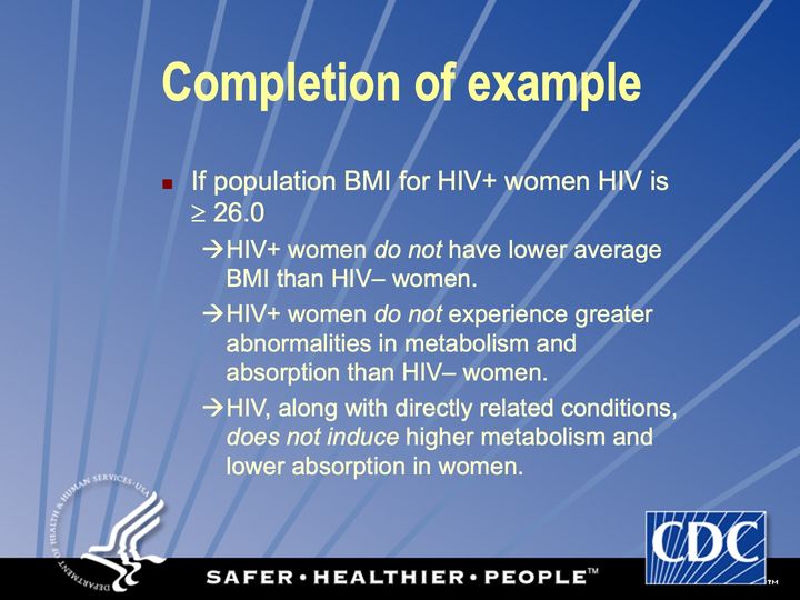 Slide 36: Completion of example (2); its text follows
