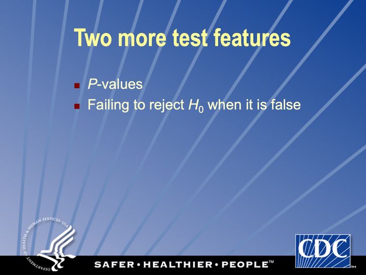 Slide 46: Two more test features; its text follows