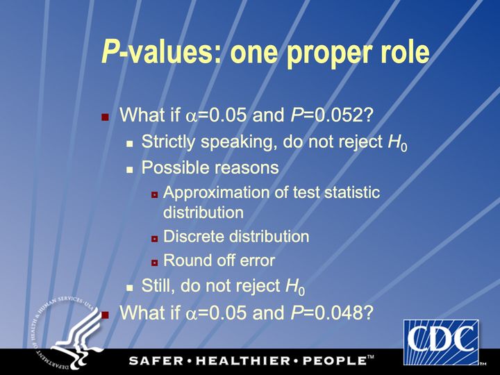 Slide 114: P-values: one proper role (2); its text follows