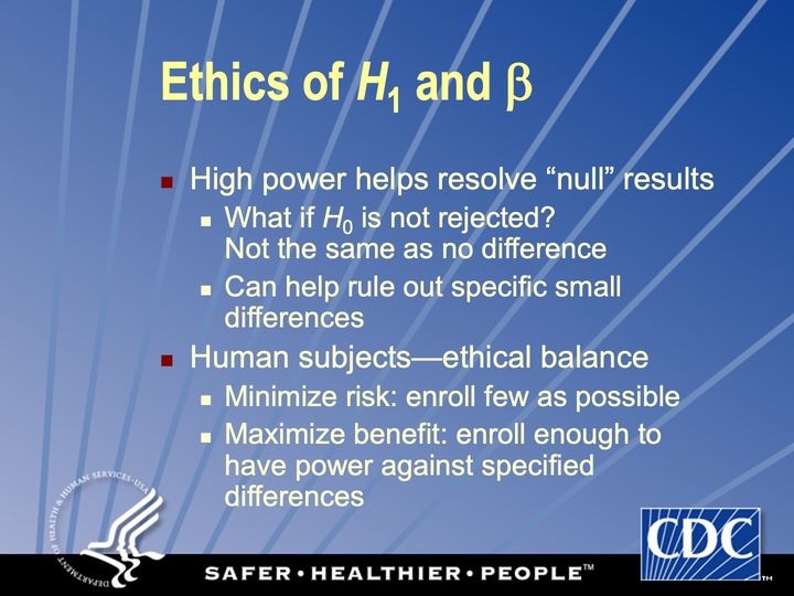 Slide 121: Ethics of H1 and β; its text follows