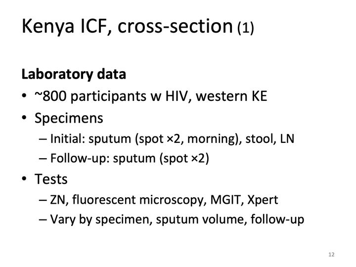 Slide 12: Kenya ICF, cross-section (1); its text follows